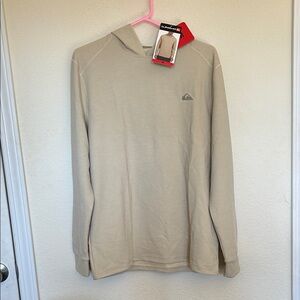 Quiksilver Men's Beige Hoodie
